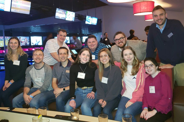 Professional Program in Accounting students have a night out on the town.